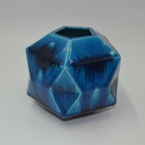Kähler keramik blå vase